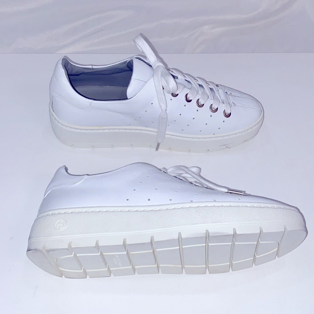 rag & bone Classic White Lace-Up Sneakers - Picture 4 of 15